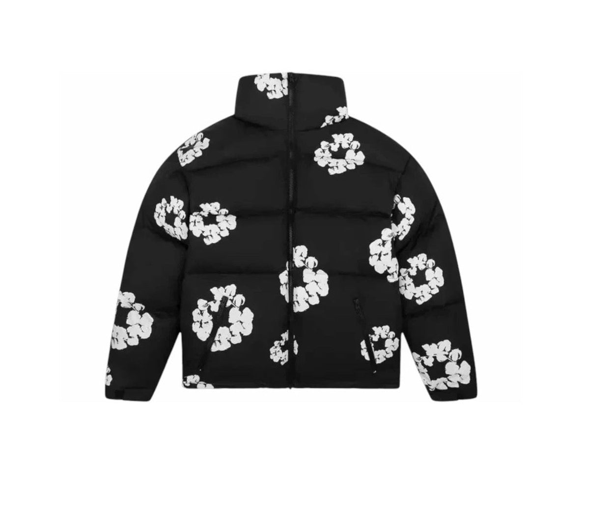 Denim Tears Cotton Wreath Puffer Jacket Black (FW24)