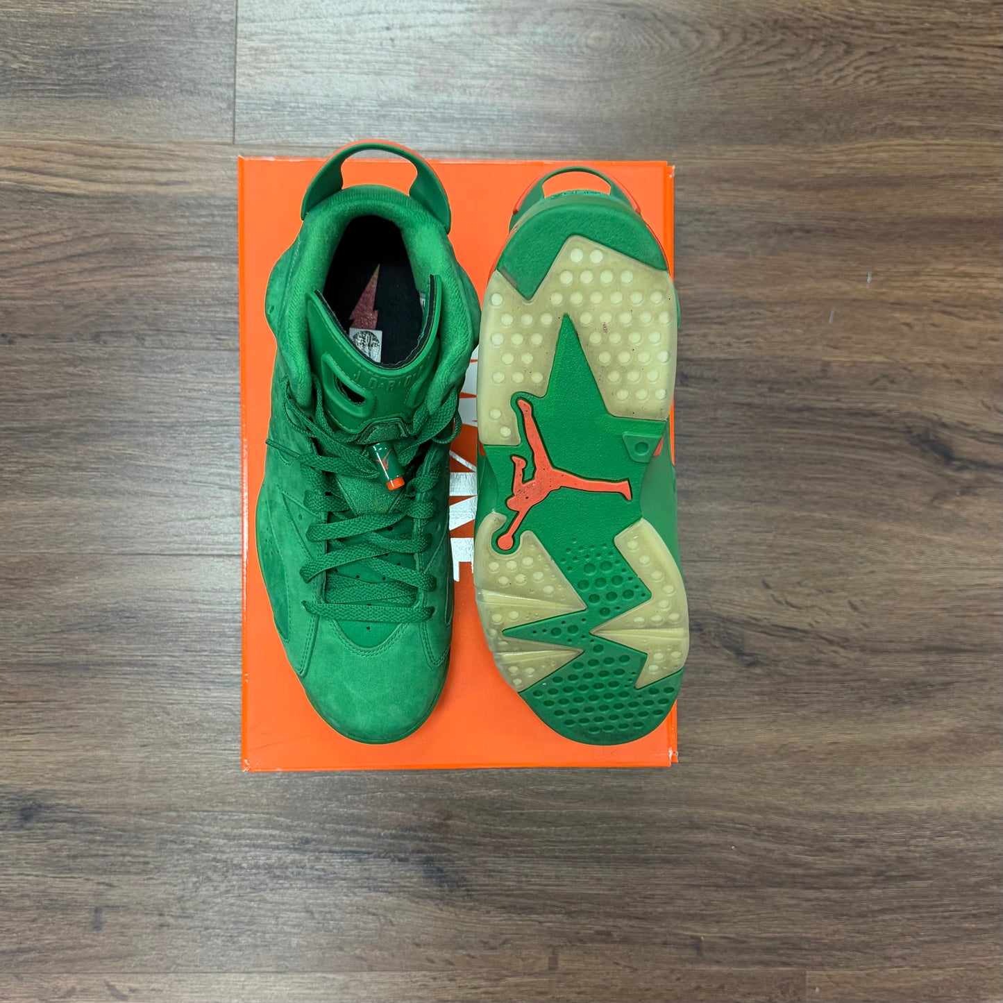 Jordan 6 NGR Green Suede Gatorade (Pre-owned)