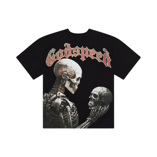 Godspeed MAN VS AI T-Shirt Black Wash
