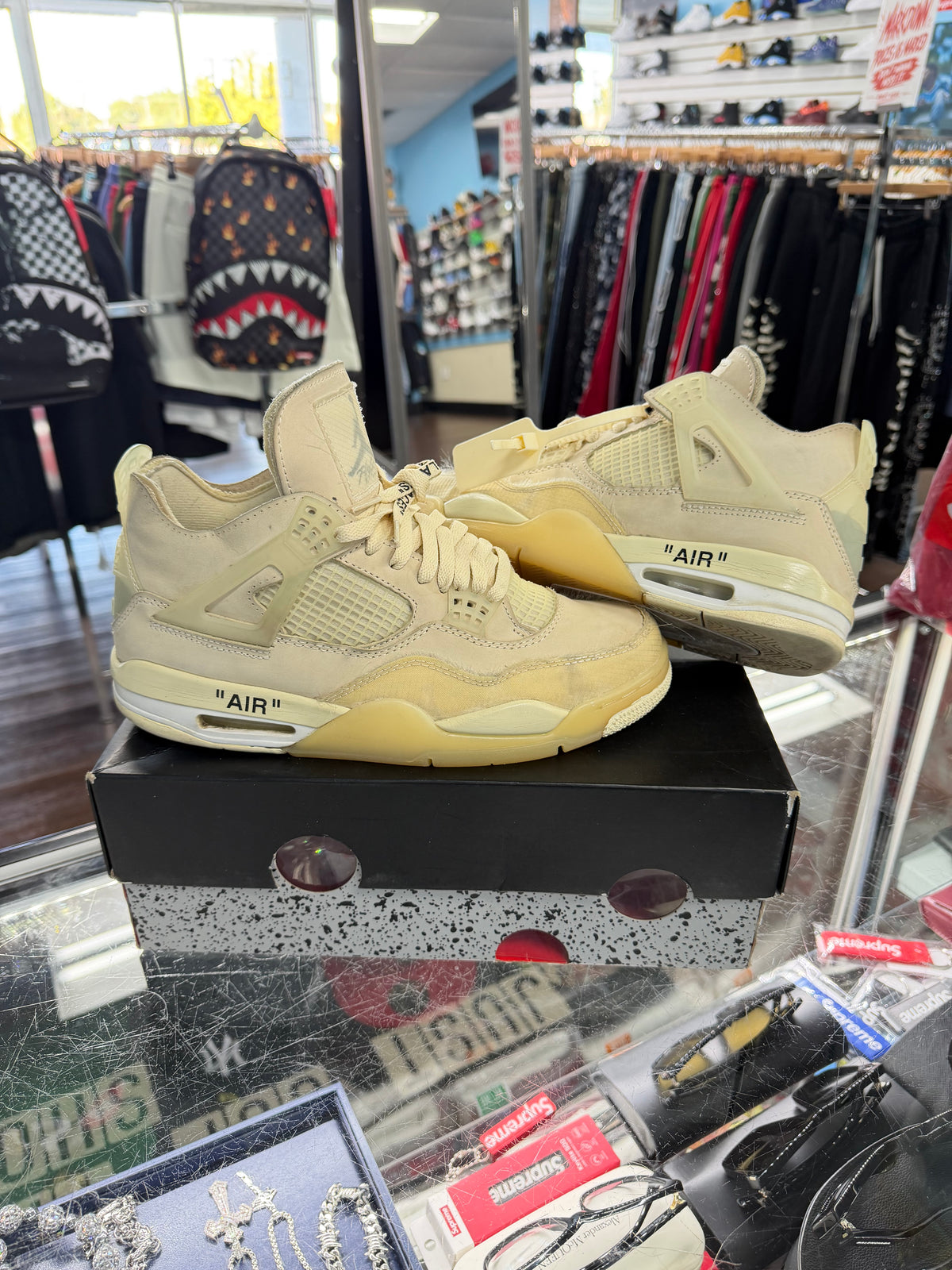 Jordan 4 x Off-White Sail (Women’s) (Pre Owned)