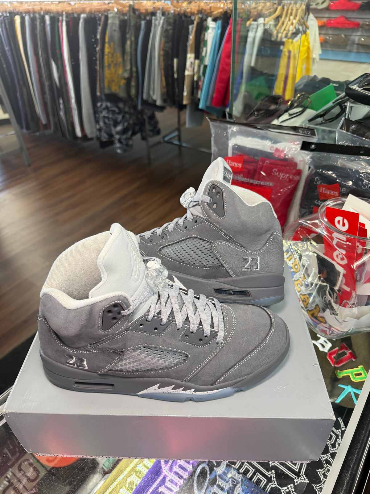 Jordan 5 Wolf Grey(Pre Owned)