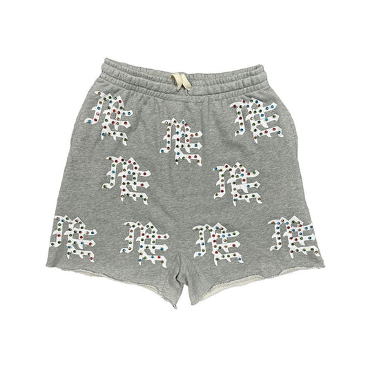 Mixed Emotion ‘ME’ Logo Shorts Grey