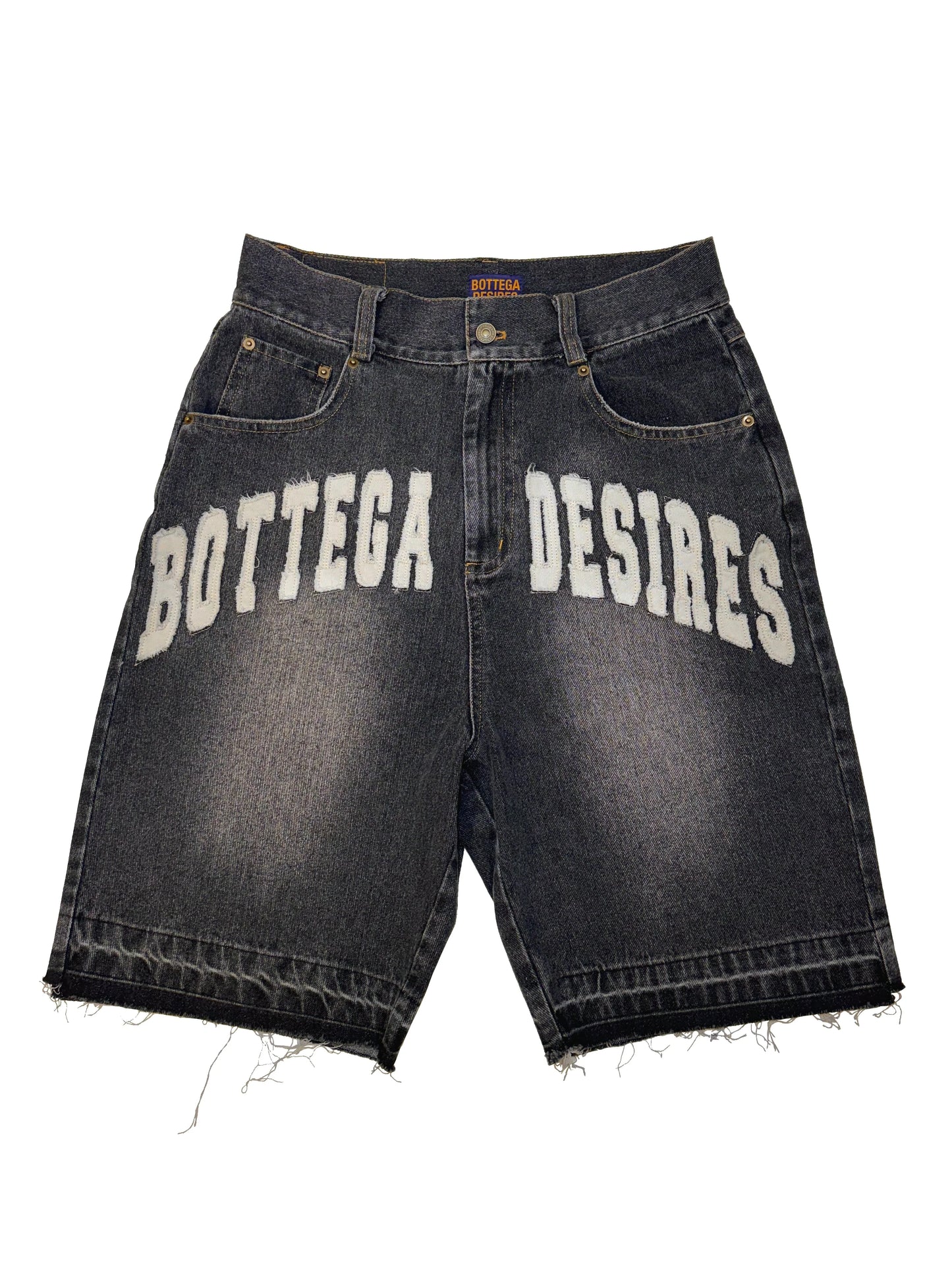 Bottega Desires Denim Shorts Black