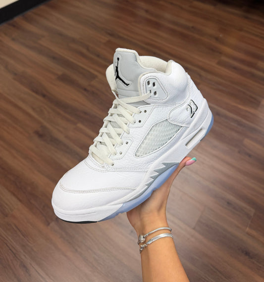 Jordan 5 White Metallic (Pre Owned)