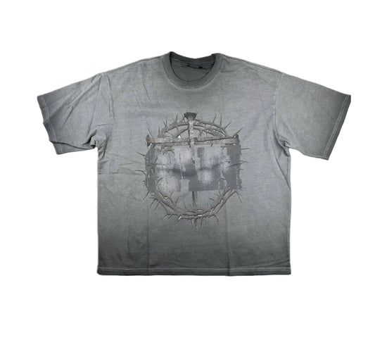 Saint Vanity Cross Tee Grey
