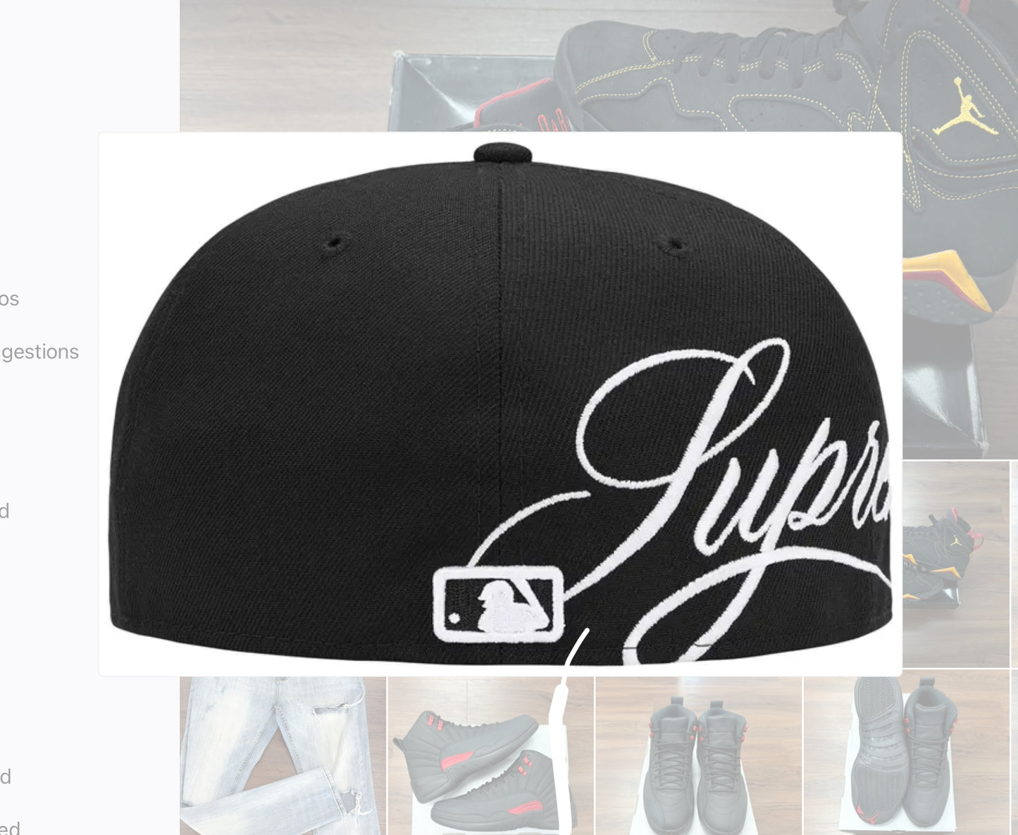 Supreme New York Yankees New Era Fitted Hat Black