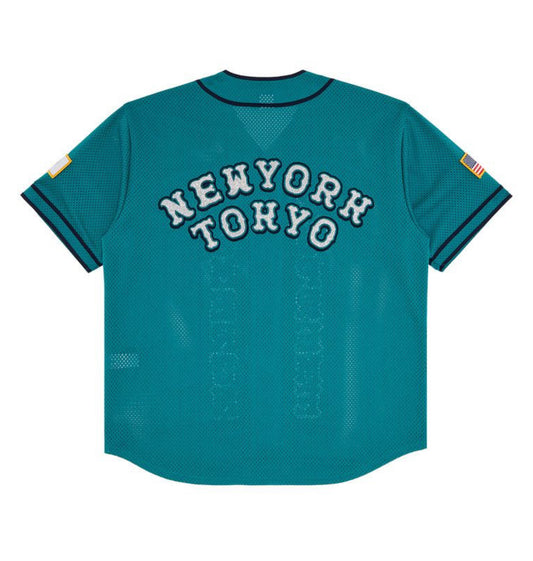 Supreme x Homerun Baseball Jersey Teal