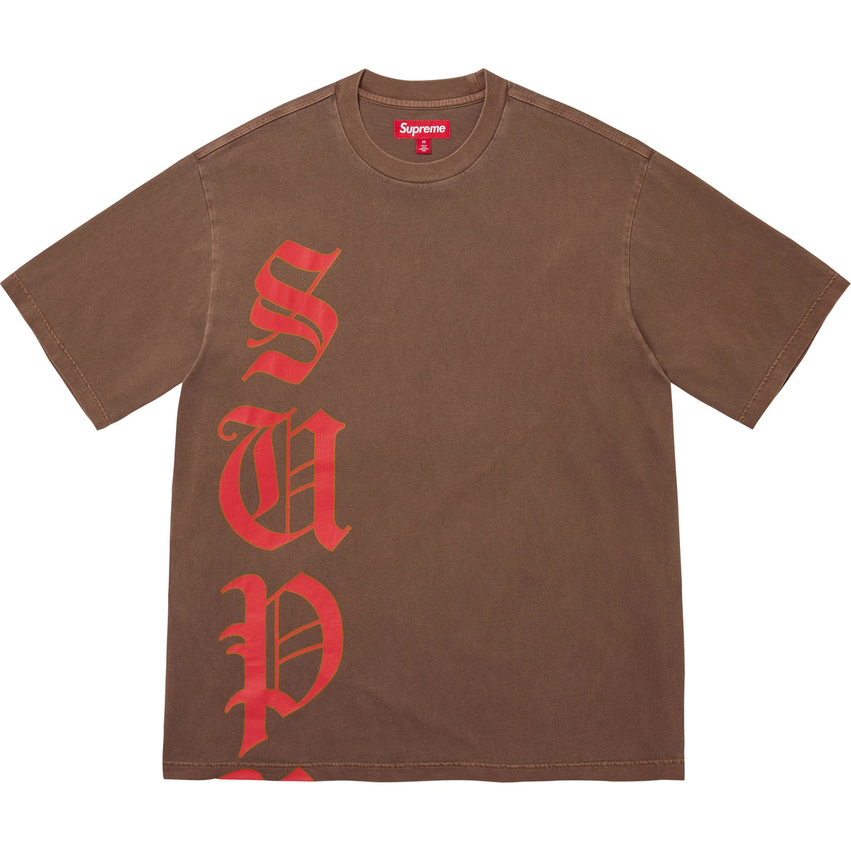 Supreme Cracked Vertical S/S Top Brown