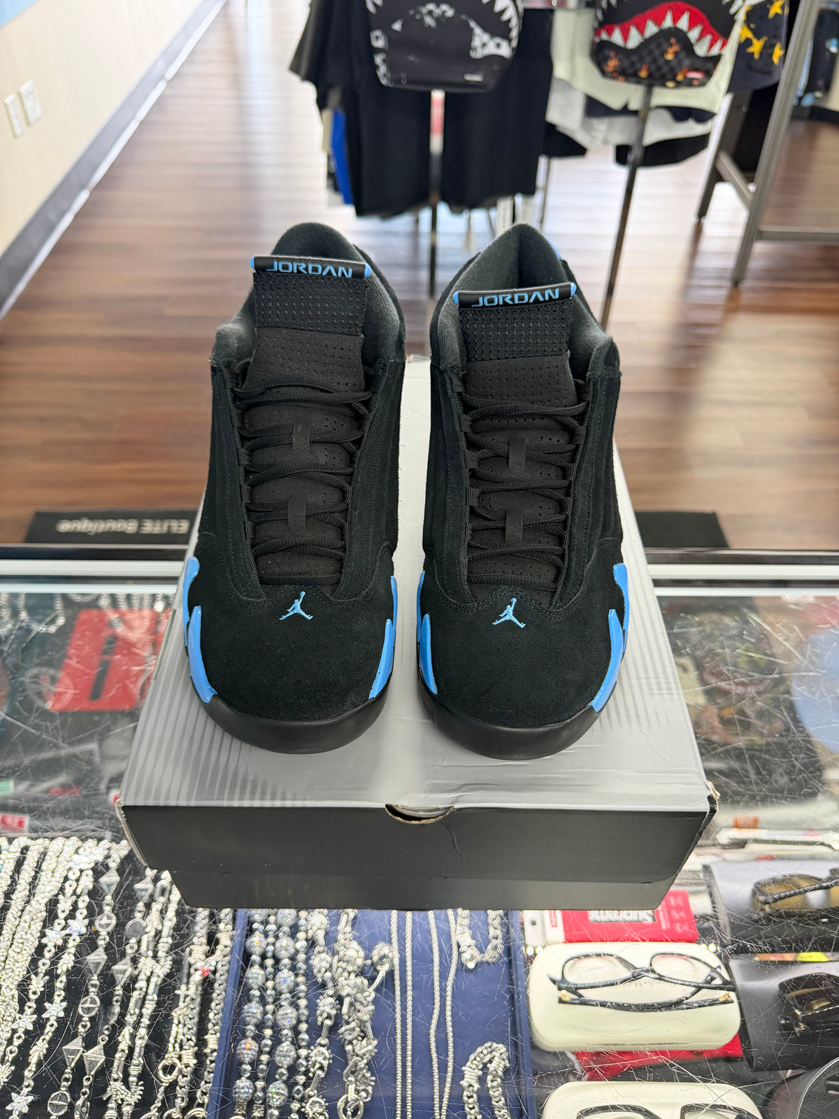 Jordan 14 Black University Blue (2026) (Pre Owned)