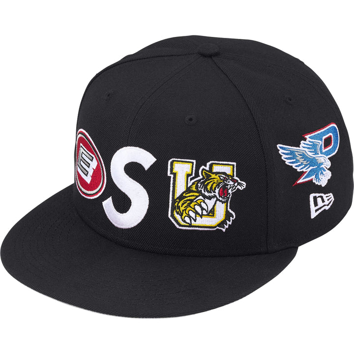 Supreme Mascot S Logo New Era Fitted Hat Black