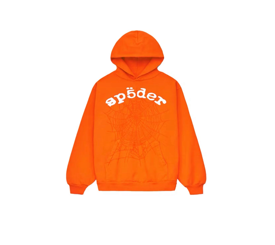 Sp5der Legacy Hoodie Orange