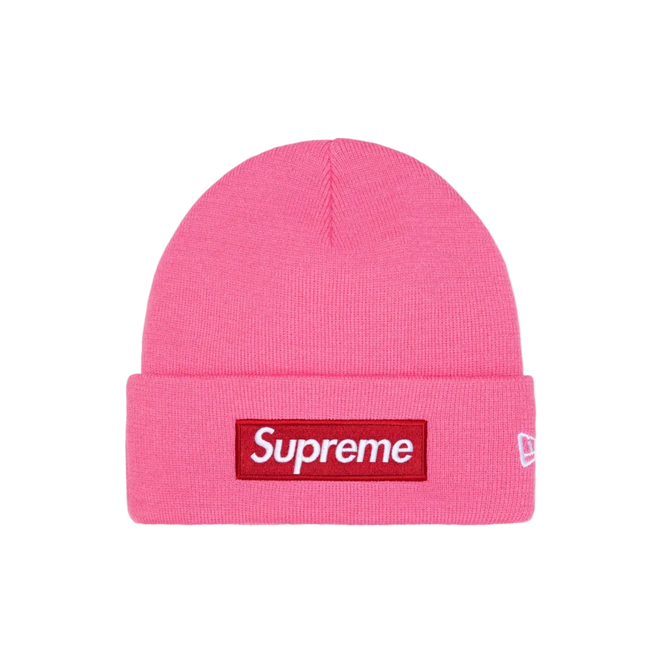 Supreme New Era Box Logo Beanie Magenta