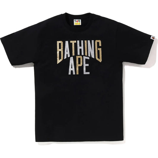 BAPE A Bathing Ape Glitter NYC Logo Tee