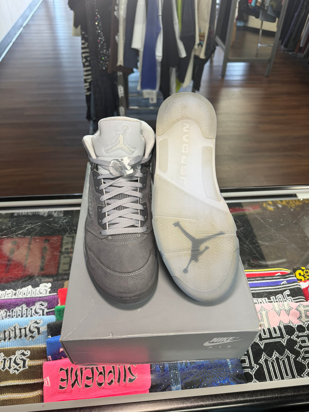 Jordan 5 Wolf Grey(Pre Owned)