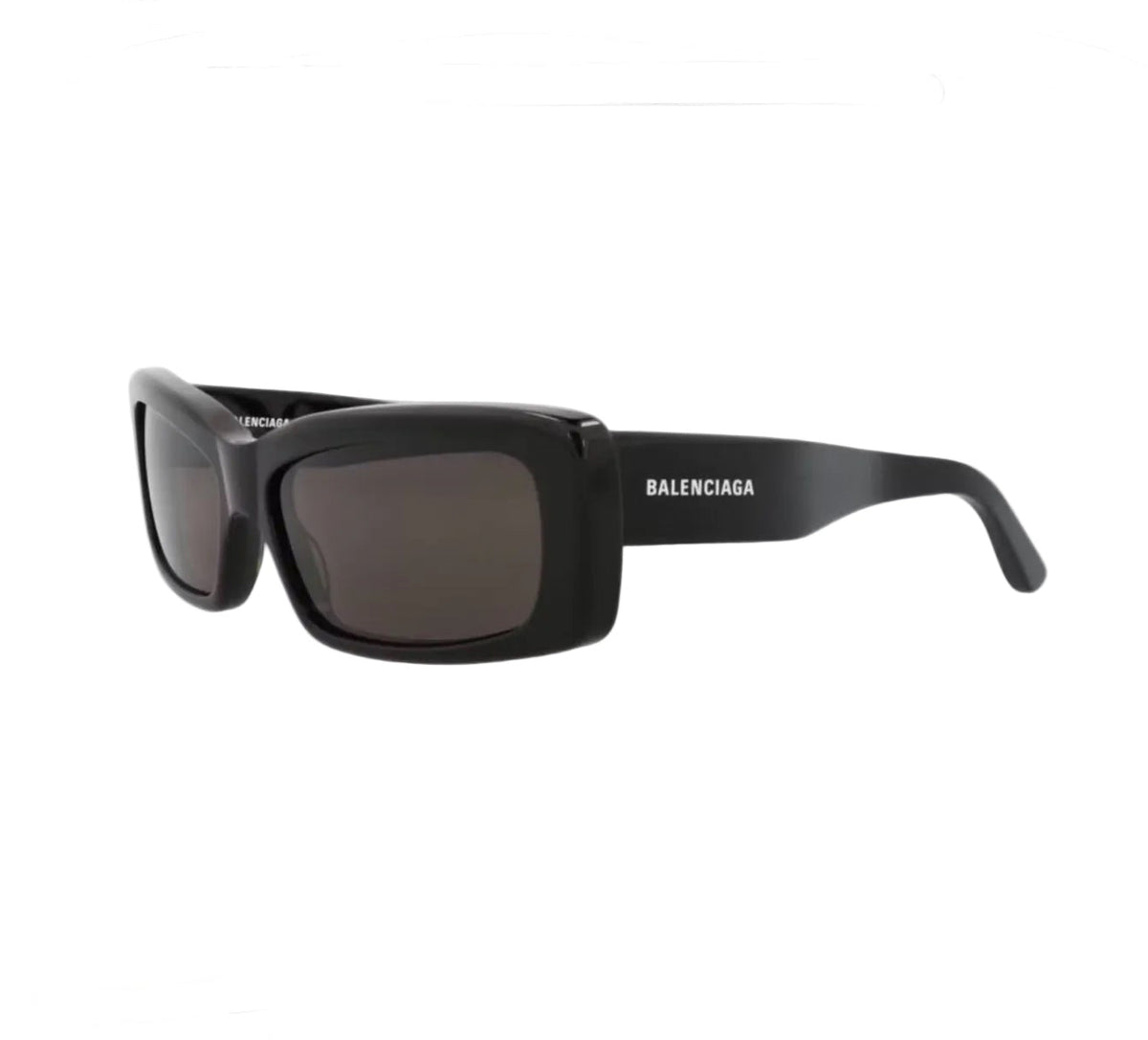Balenciaga Square Frame Recycled Acetate Sunglasses Black