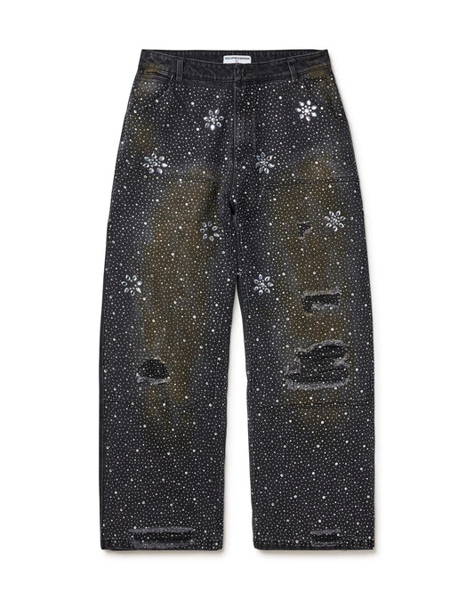 Vale Forever Black Crystal Painter Denim