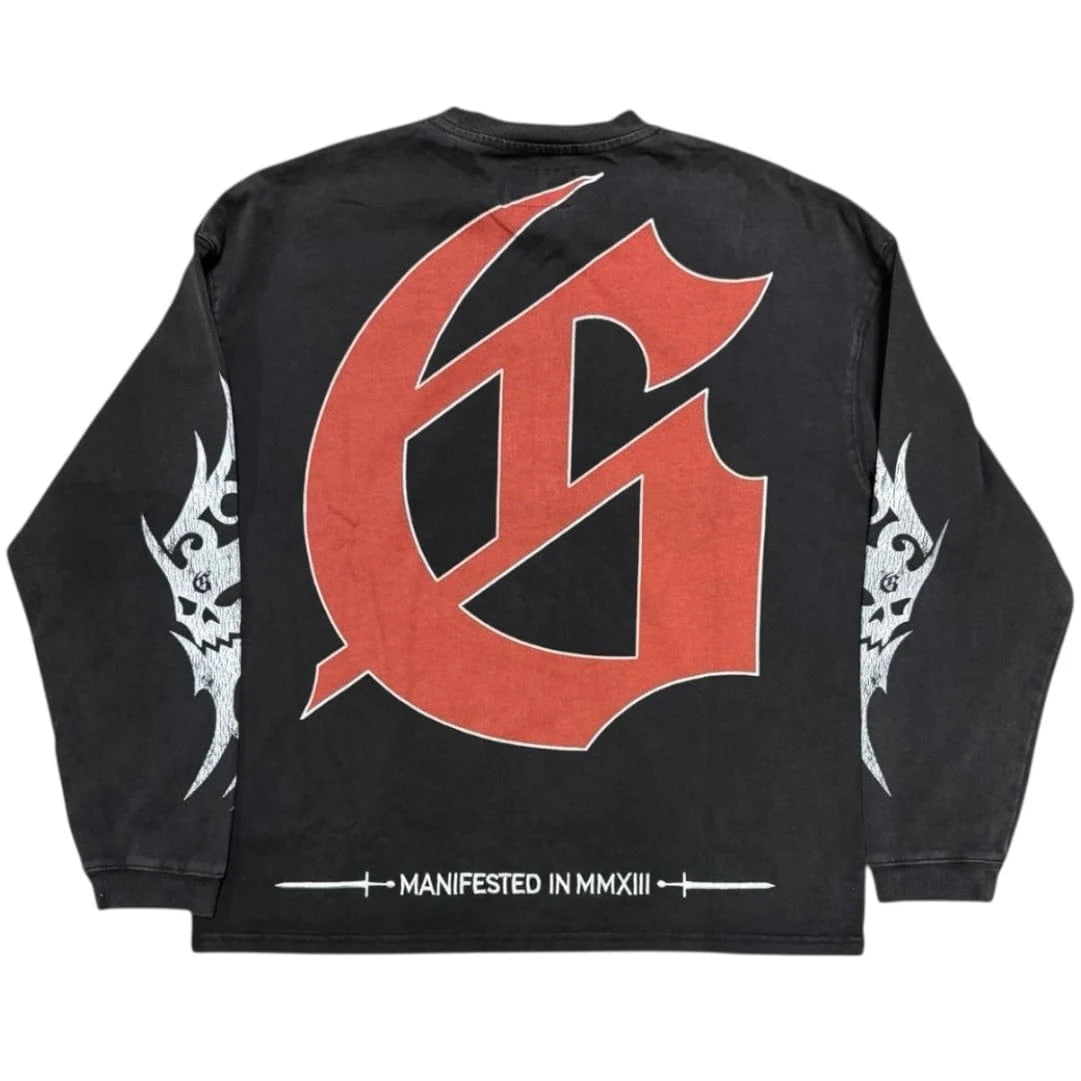 Godspeed Sea Sick Long-Sleeve Tee Black Wash