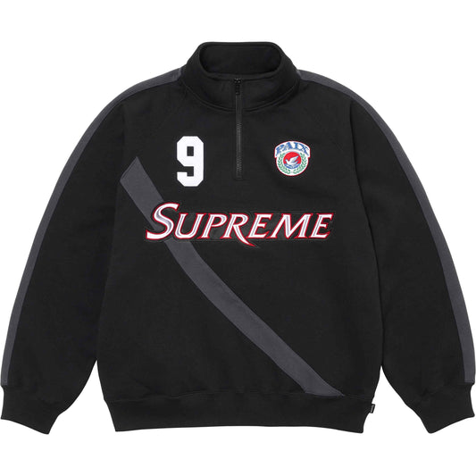 Supreme Equipé Half Zip Sweatshirt Black