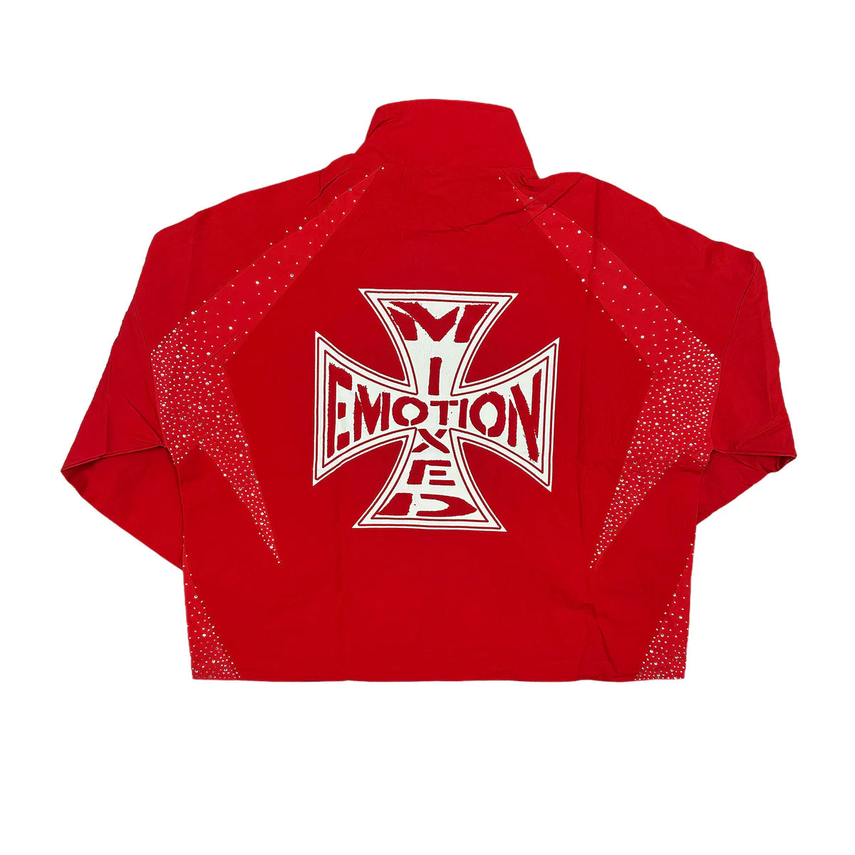 Mixed Emotion Classic Nylon Jacket Red