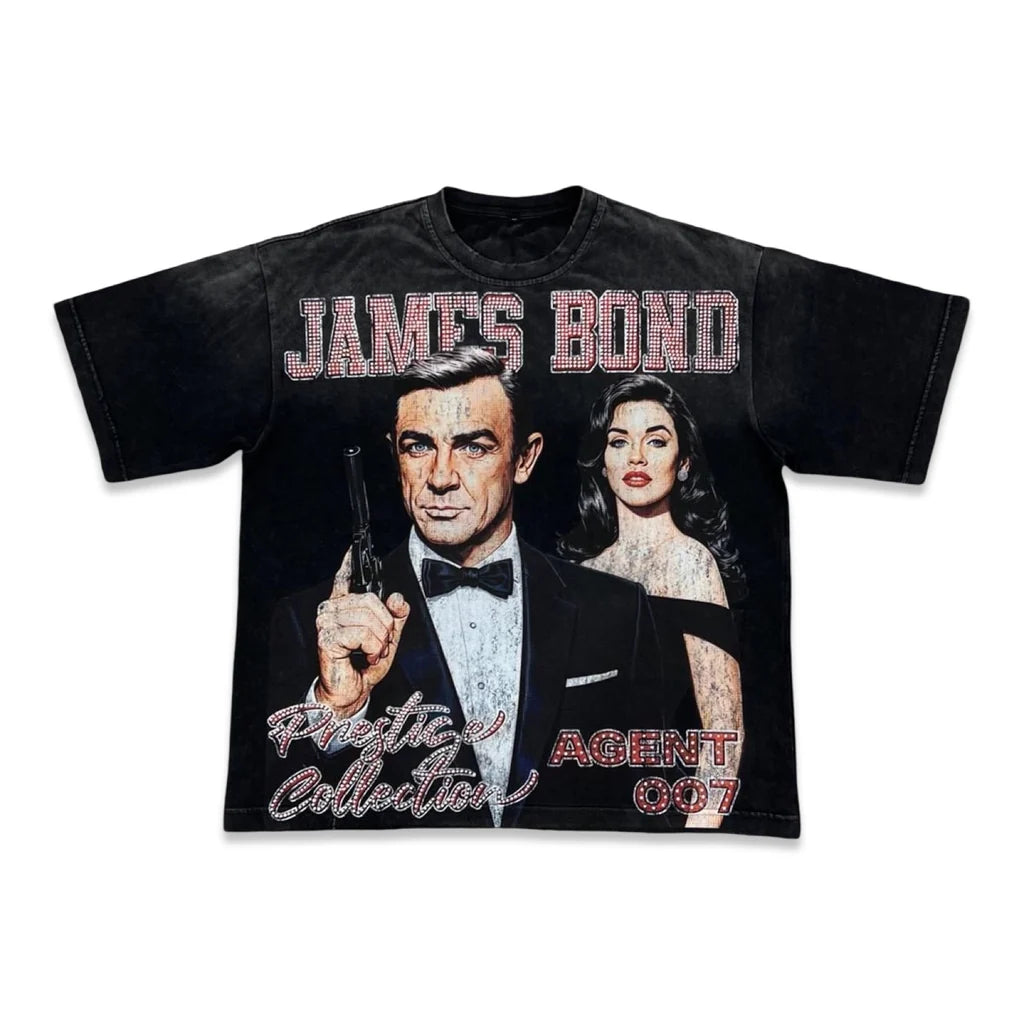 Prestige James Bond Tee Black