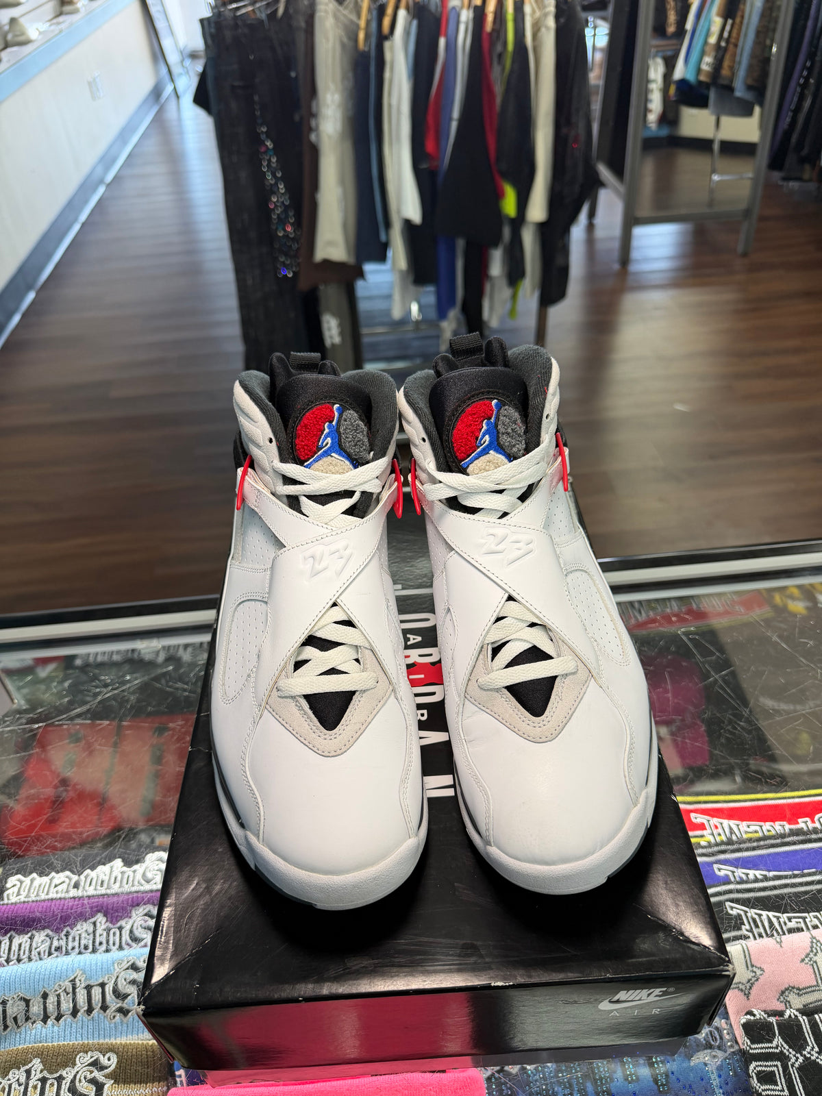 Jordan 8 White True Red (2025) (Pre Owned)