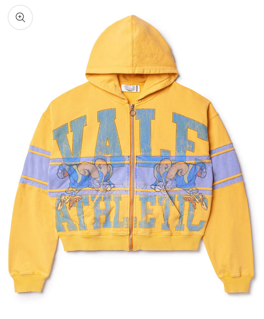 Vale Forever Yellow Bighorn Zip Up Hoodie