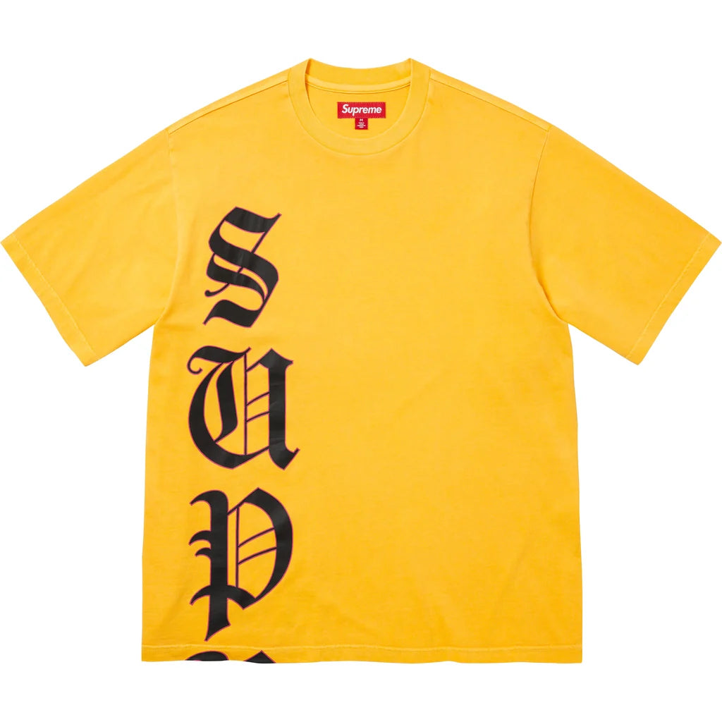 Supreme Cracked Vertical S/S Top Yellow