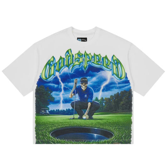 Godspeed No Mulligans Tee White