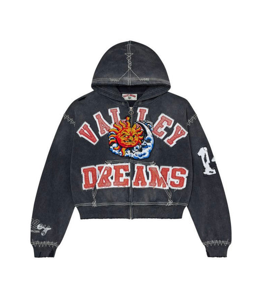 Vale Forever Sunny Zip Up Black