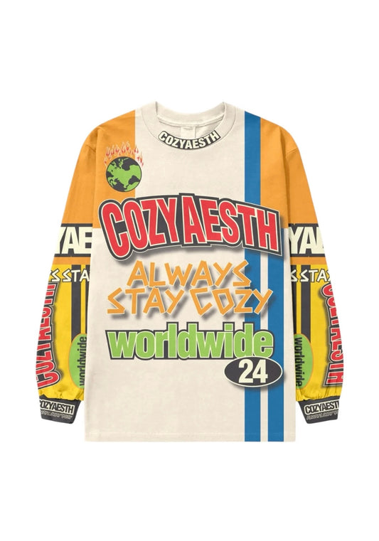 Made By Cozy Cozy Motorcross Tee Cream