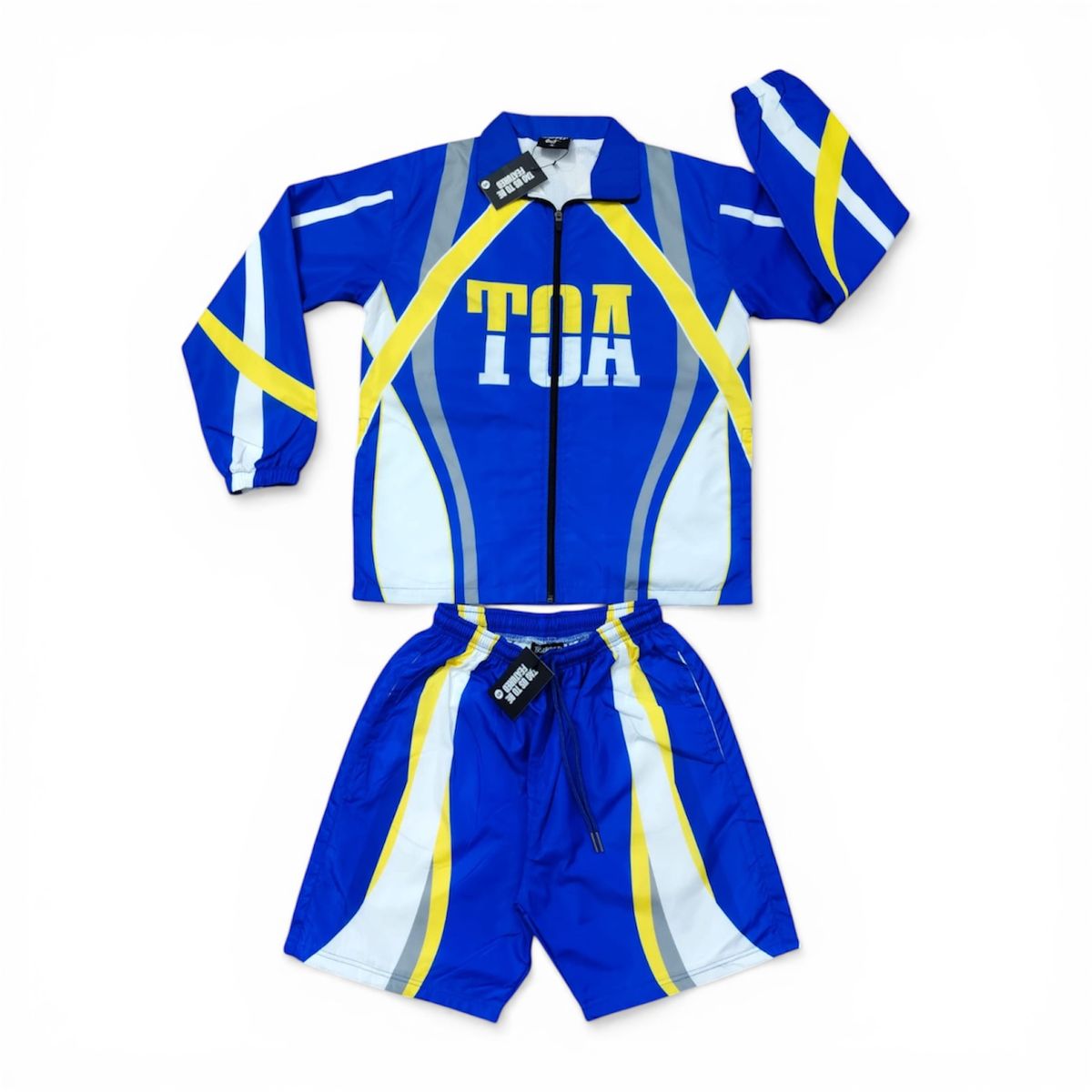 Trapped Out TOA Short Set Blue/Yellow