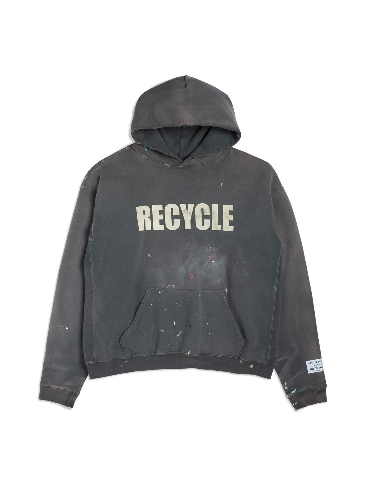 Gallery Dept. 90s Recycle Hoodie Washed Black