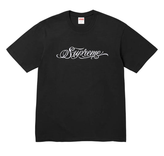 Supreme Script Tee ‘Black’