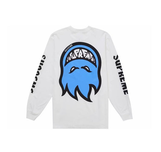Supreme Spitfire Bighead L/S Tee White