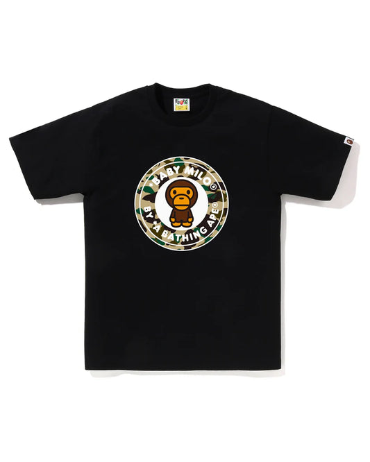 BAPE Baby Milo Black Green Camo Busy Works Tee
