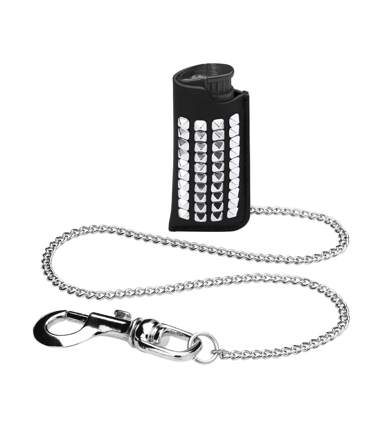 Supreme Studded Leather Lighter Holder Black