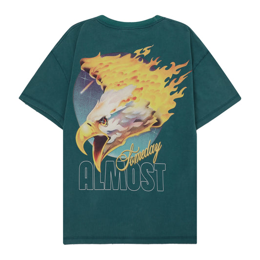 Almost Someday Prey Tee Teal