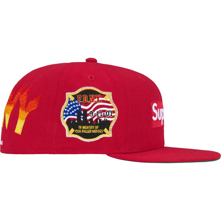 Supreme/ FDNY Box Logo New Era Red