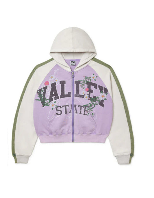 Vale Forever Pearl Zip Up Hoodie