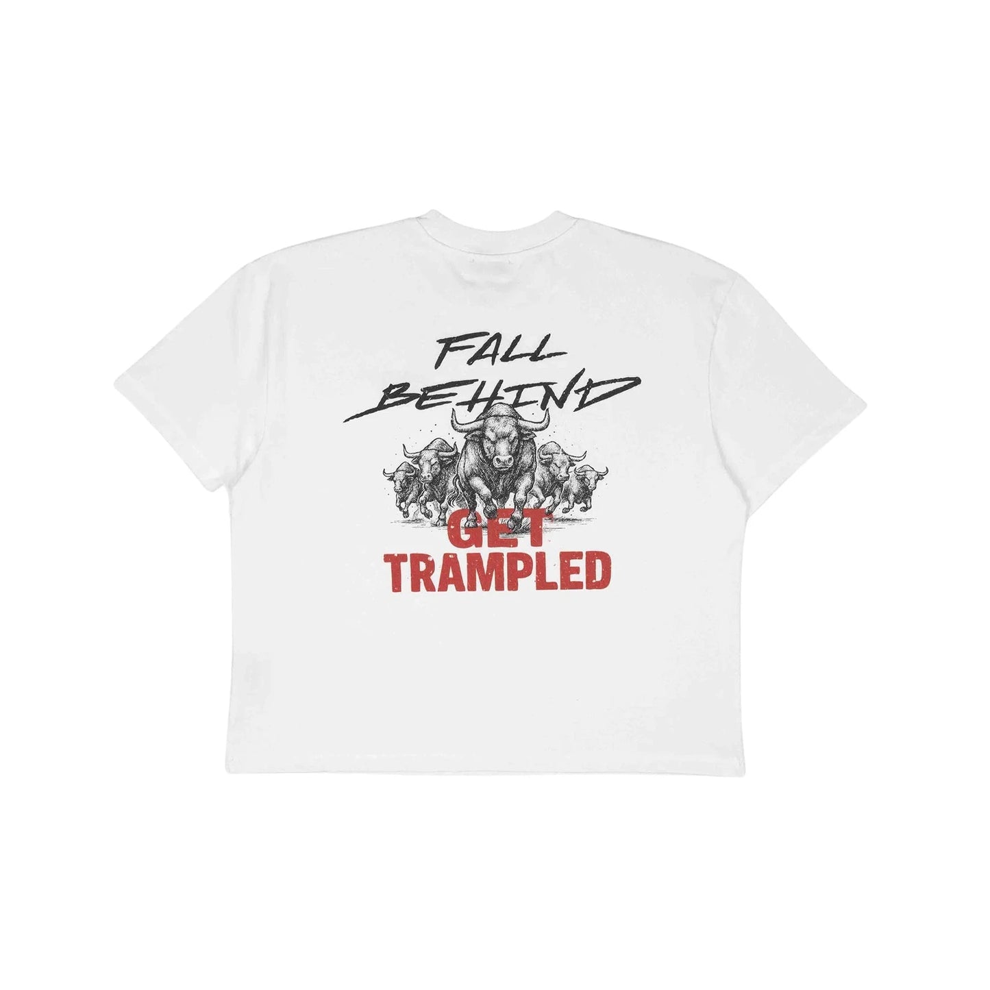 Commons No Mercy Get Trampled Tee Vintage White