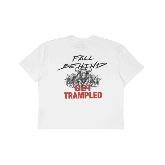 Commons No Mercy Get Trampled Tee Vintage White