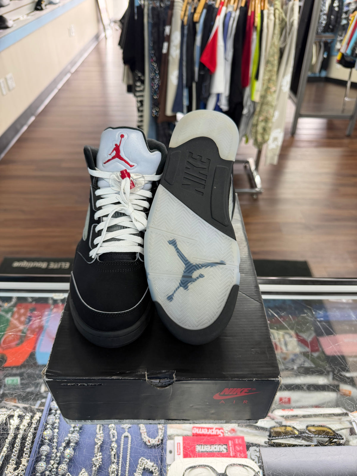 Jordan 5 Black Metallic Reimagined (Pre Owned)