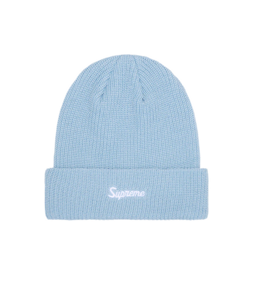 Supreme Loose Gauge Beanie Light Blue