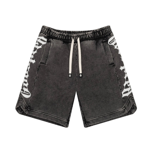 Godspeed Courtside Shorts Charcoal Wash