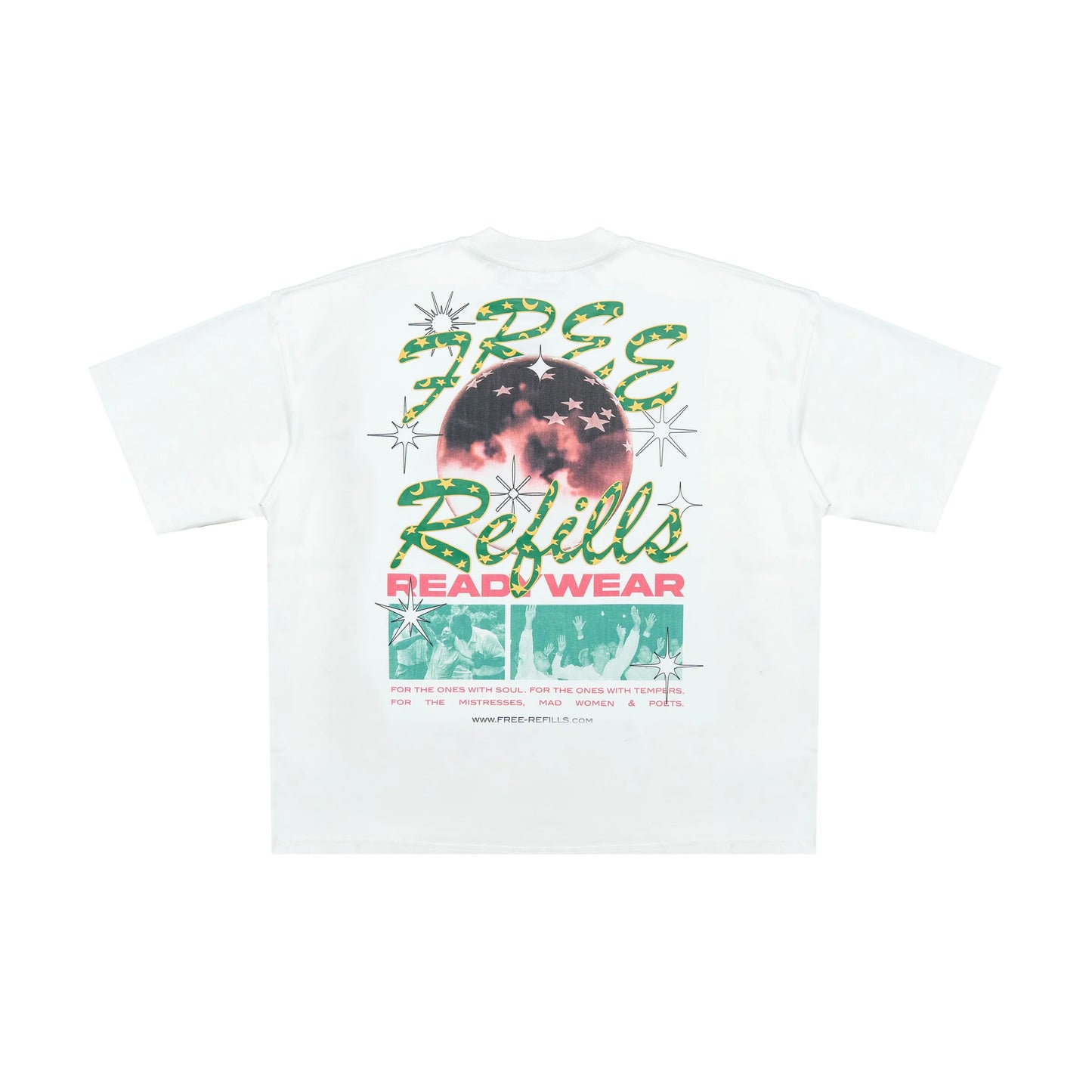 Free Refills Psychic Tee Off White