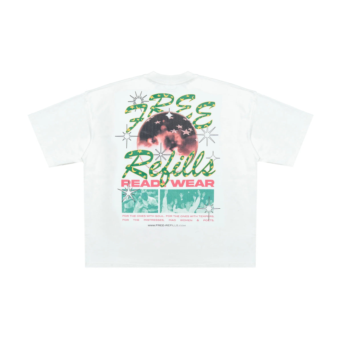 Free Refills Psychic Tee Off White