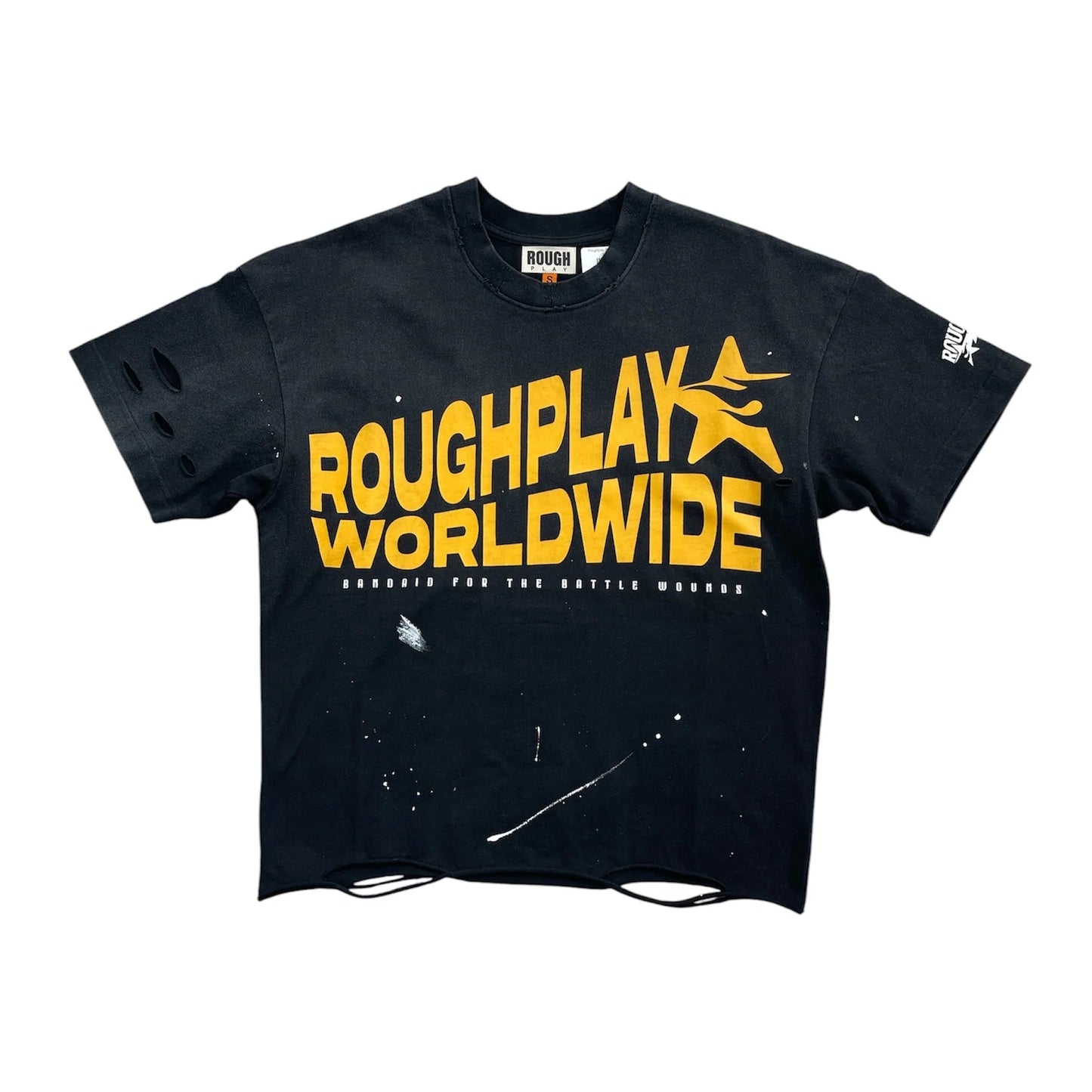 ROUGHPLAY Worldwide Tee Black/Yellow