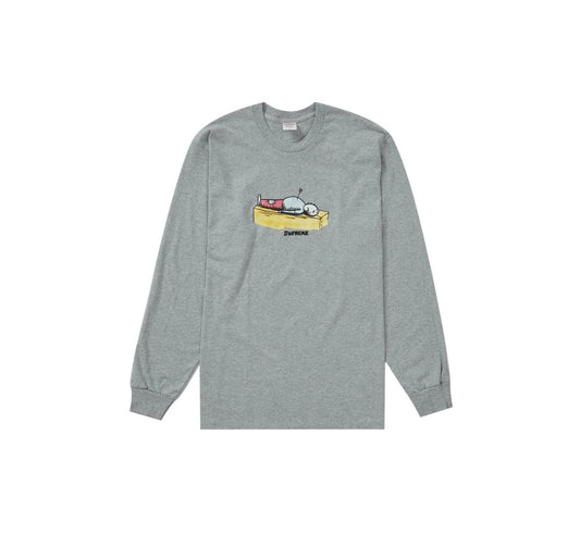 Supreme Neil Blender Arrow L/S Tee ‘Heather Grey’