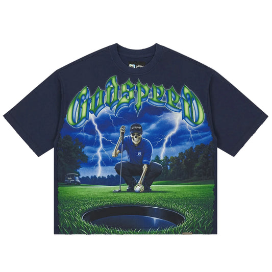 Godspeed No Mulligans Tee Navy