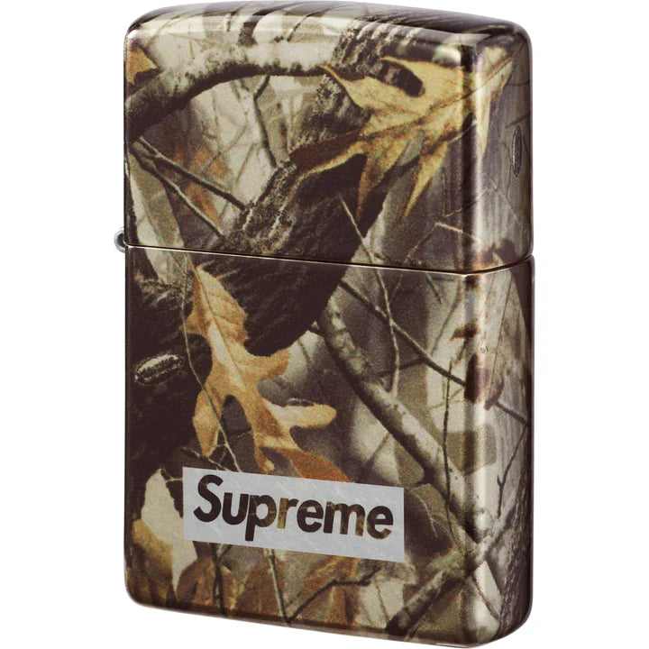 Supreme Logo Zippo Lighter Realtree Camo